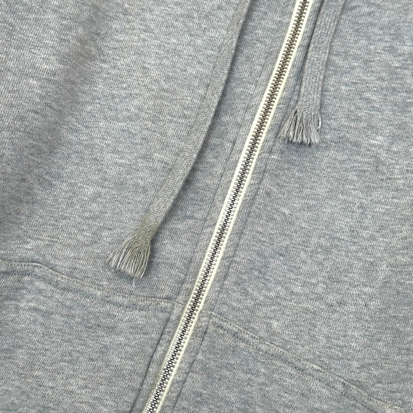 GUCCI TAPE LOGO COTTON HOODIE GREY M | Medium, Grey