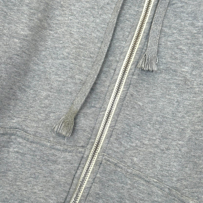 GUCCI TAPE LOGO COTTON HOODIE GREY M | Medium, Grey