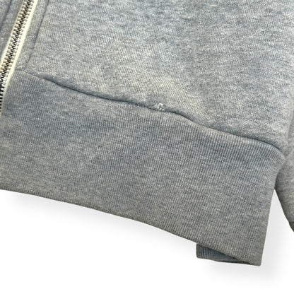 GUCCI TAPE LOGO COTTON HOODIE GREY M | Medium, Grey