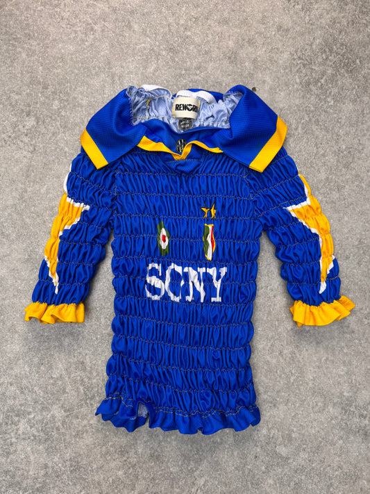 VT Rework: Juventus FC Two Tone Runched Football Shirt (On Loan)