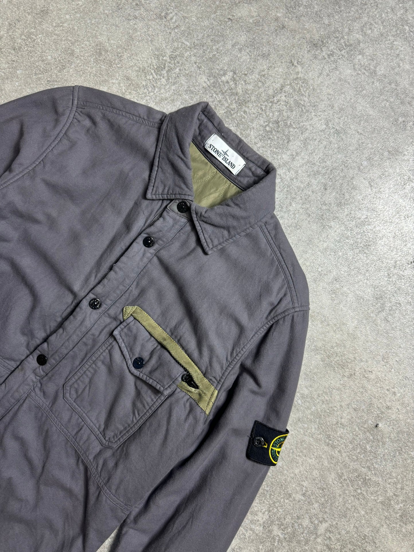 A/W2014 Stone Island Zip Pocket Detail Quilted Lined Jacket