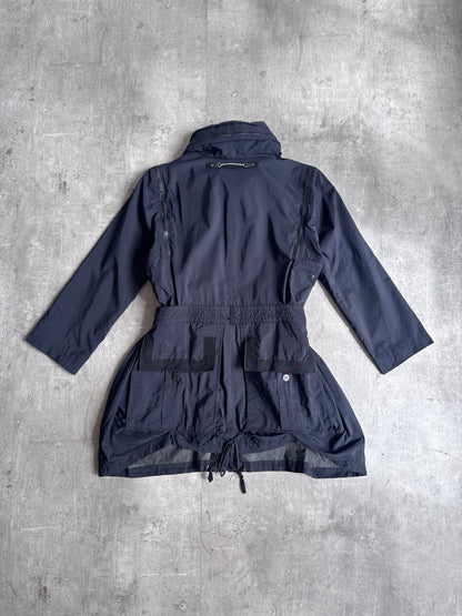 Marithé François Girbaud Black Utility Cargo Coat