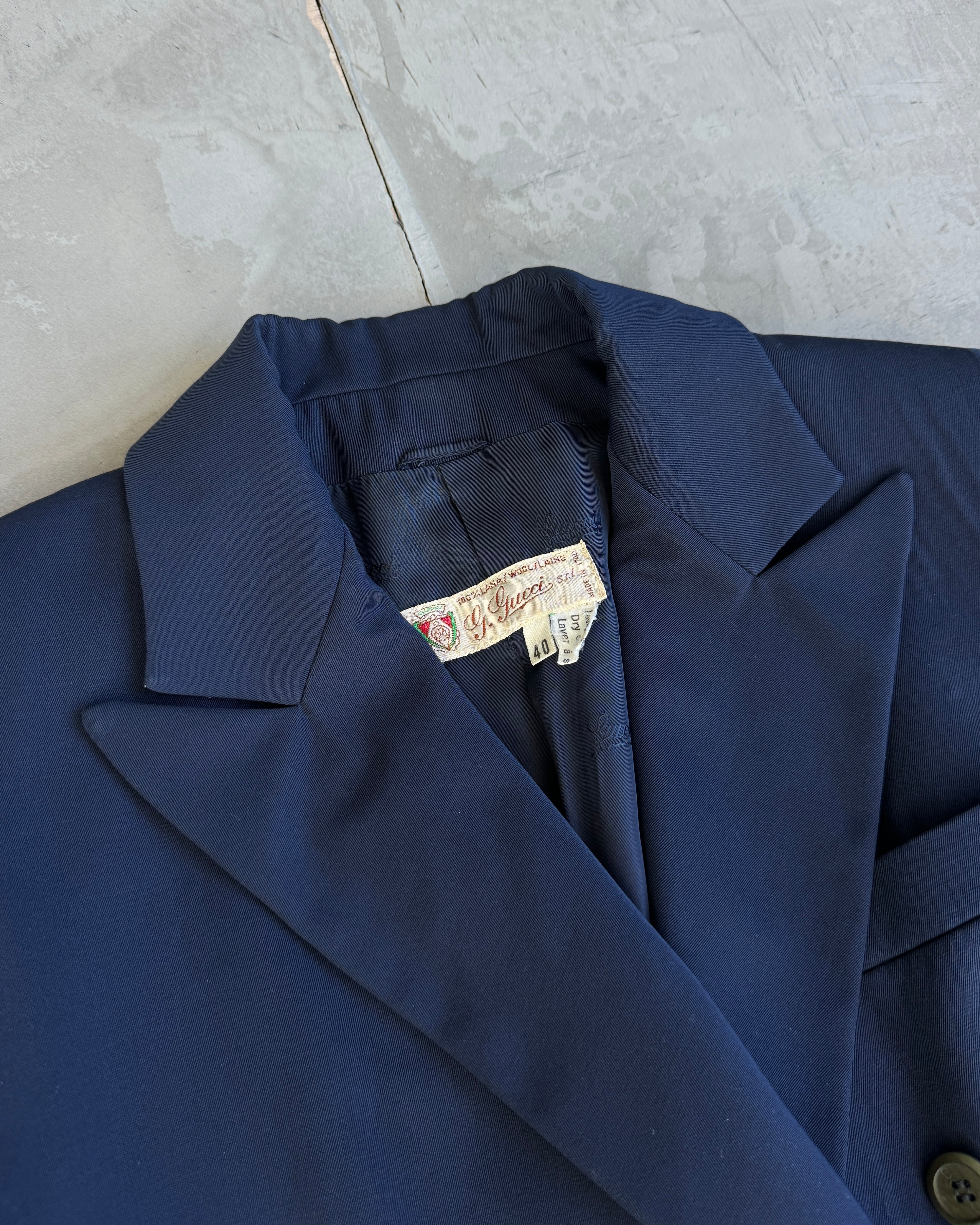 Gucci ネイビー ブレザー