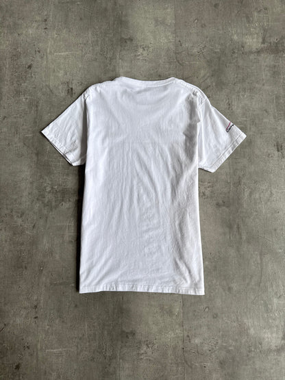 White Porsche Spellout Graphic Tee