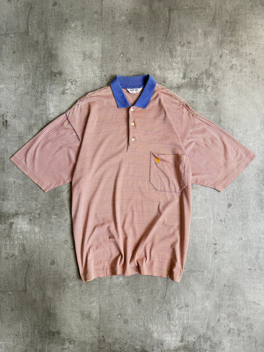 1980s Gucci Striped Multi Polo Shirt