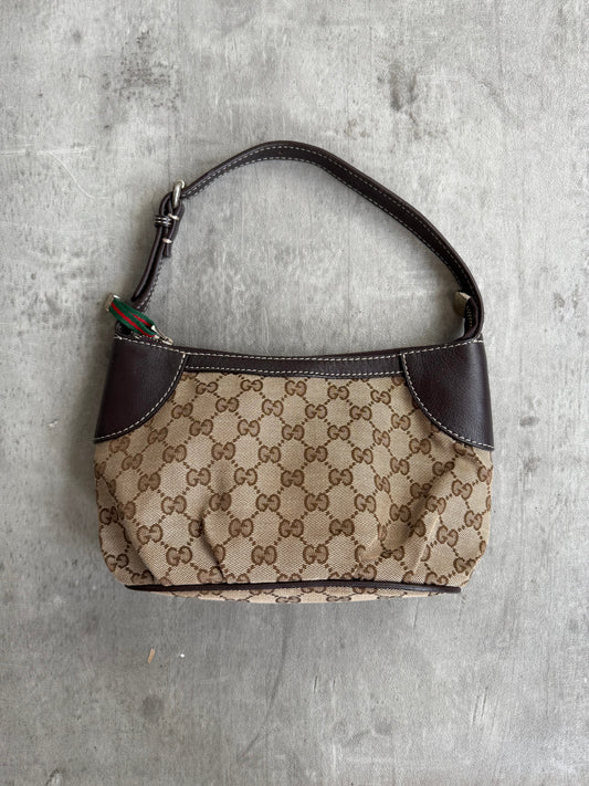 Gucci Brown Canvas Fossil Monogram Bag