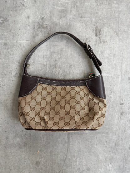 Gucci Brown Canvas Fossil Monogram Bag