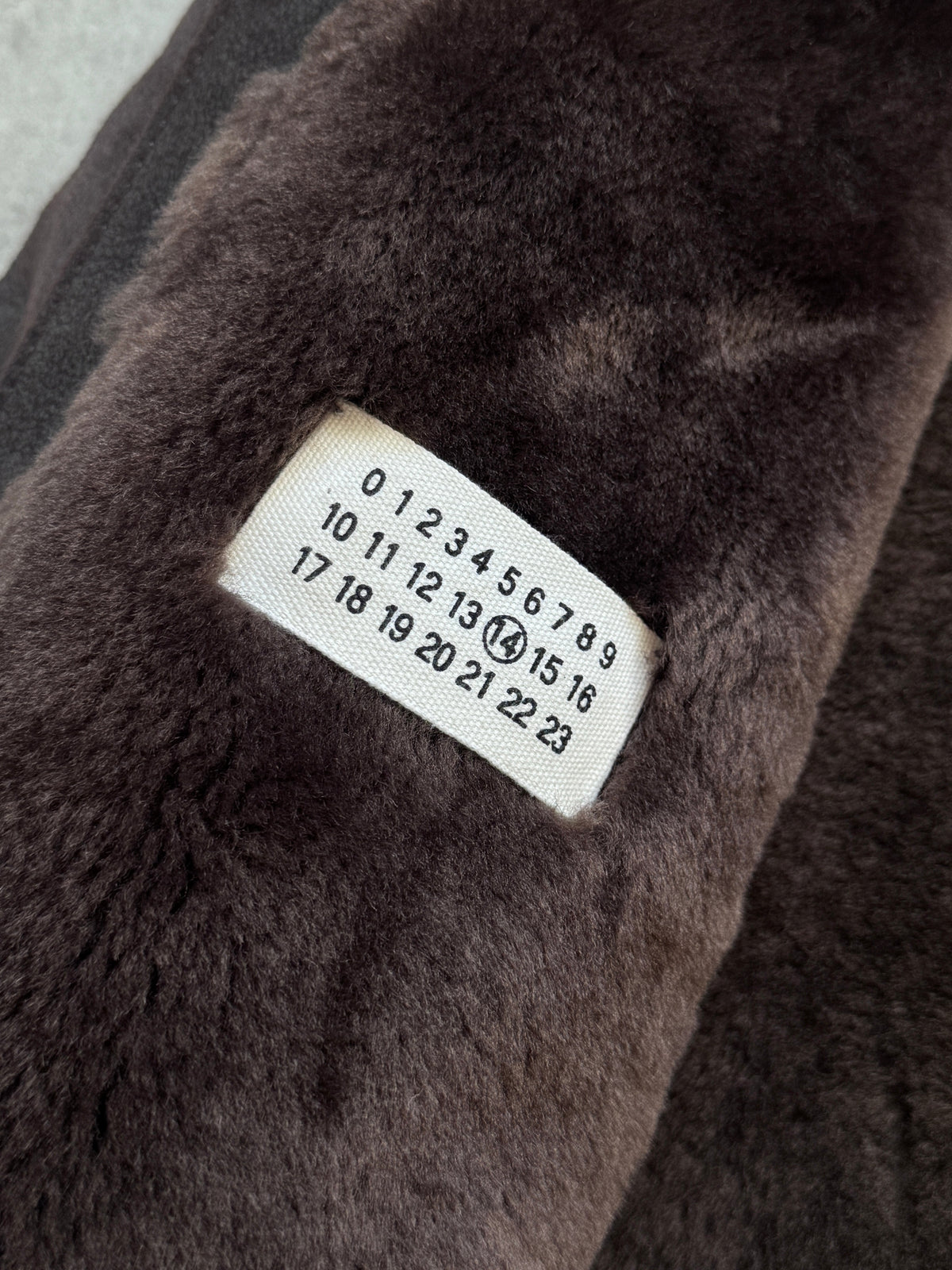 A/W 2007 Maison Margiela Shearling 5 Zip Moto Cafe Racer | Small, Brown