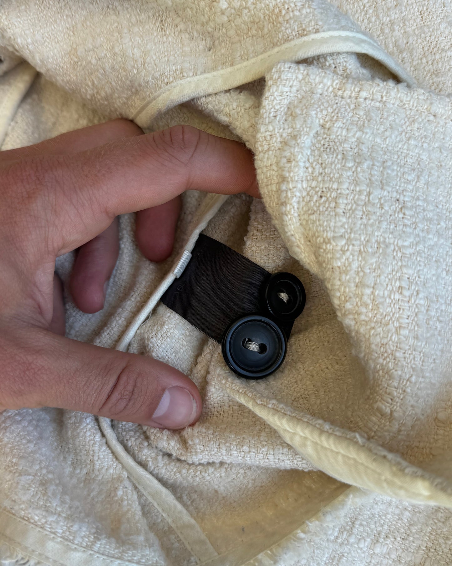 Isabel Marant Étoile Textured Cotton Asymmetric Jacket - L