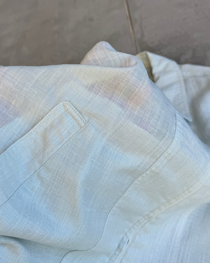 Yves Saint Laurent YSL Light Blue Linen Jacket