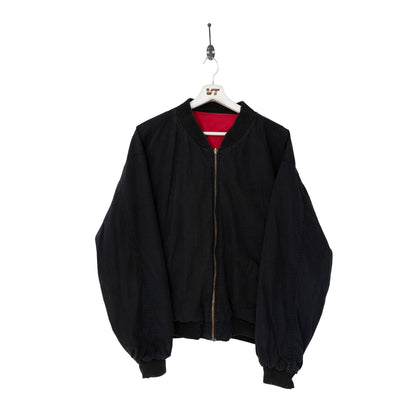 Marlboro Reversible Spellout Vintage Bomber Jacket - Known Source