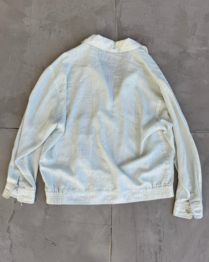 Yves Saint Laurent YSL Light Blue Linen Jacket