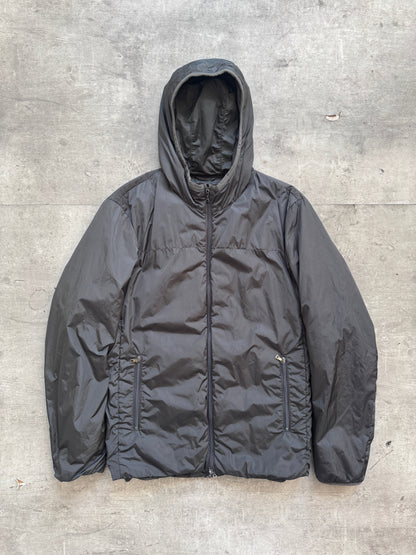 S/S 2005 Prada Sport Technical Padded Petrol Blue Jacket | Large, Blue
