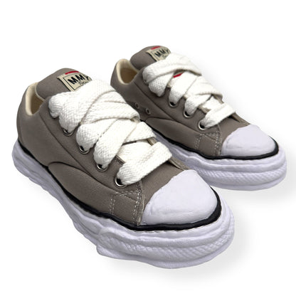 MAISON MIHARA YASUHIRO PETERON 23 CANVAS SNEAKER BEIGE UK7 | UK 7, Beige