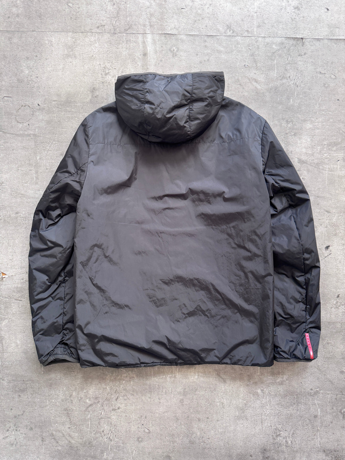 S/S 2005 Prada Sport Technical Padded Petrol Blue Jacket | Large, Blue