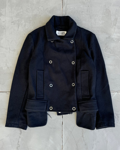 Maison Margiela MM6 Wool Asymmetric Button Up Jacket - L