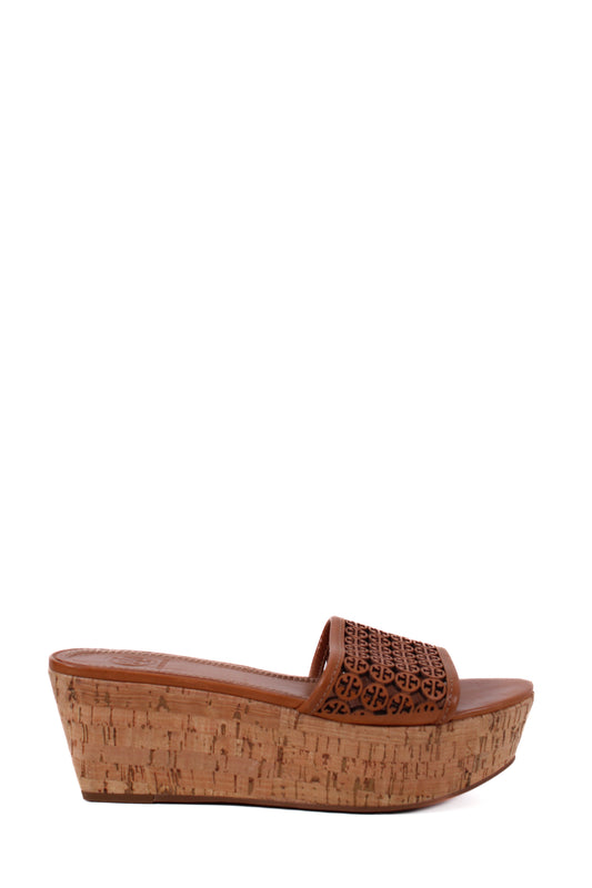 Tory Burch Flatform Cork Wedges Tan 37 | O/S, Tan