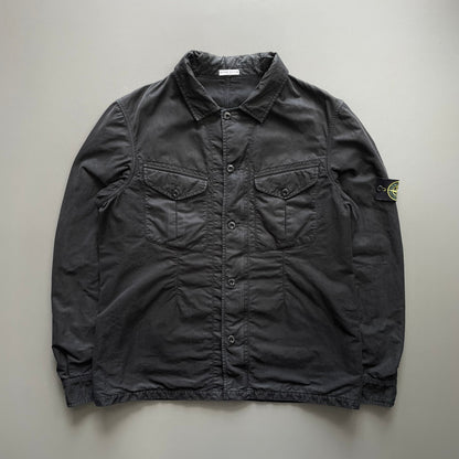 Stone Island Black AW07 Lined Overshirt Jacket | Large, Black