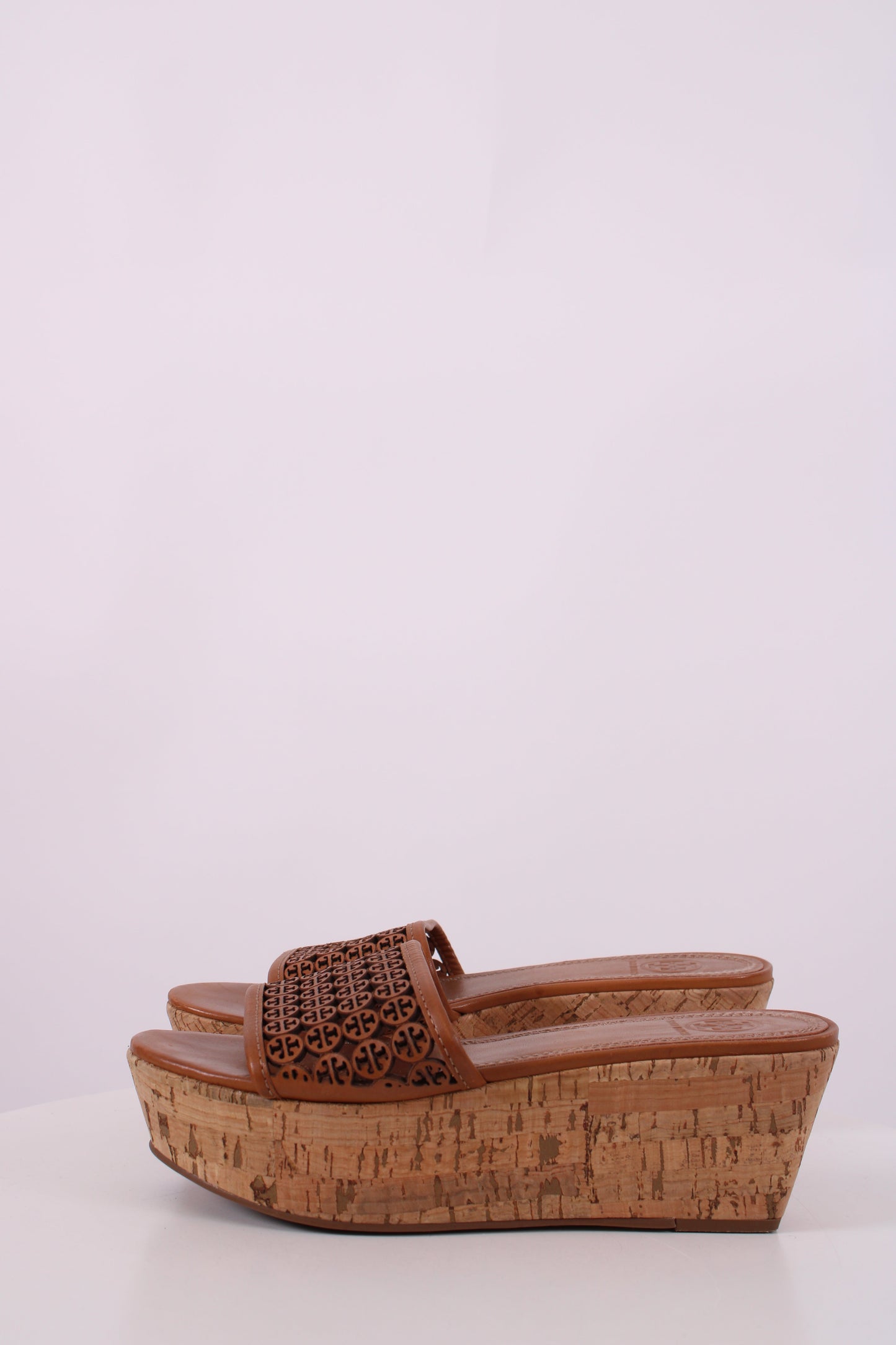 Tory Burch Flatform Cork Wedges Tan 37 | O/S, Tan