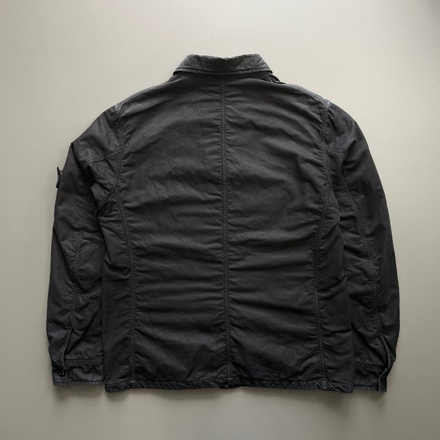 Stone Island Black AW07 Lined Overshirt Jacket | Large, Black