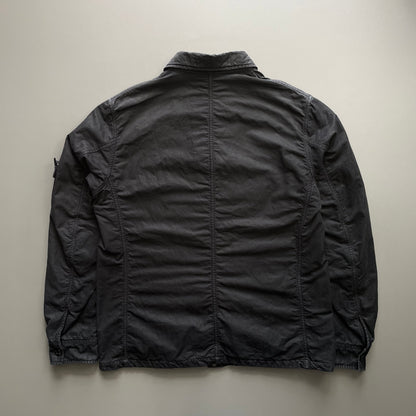 Stone Island Black AW07 Lined Overshirt Jacket | Large, Black