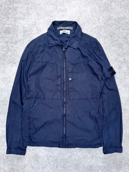 S/S 2013 Stone Island Navy Hooded Zip Lightweight Jacket