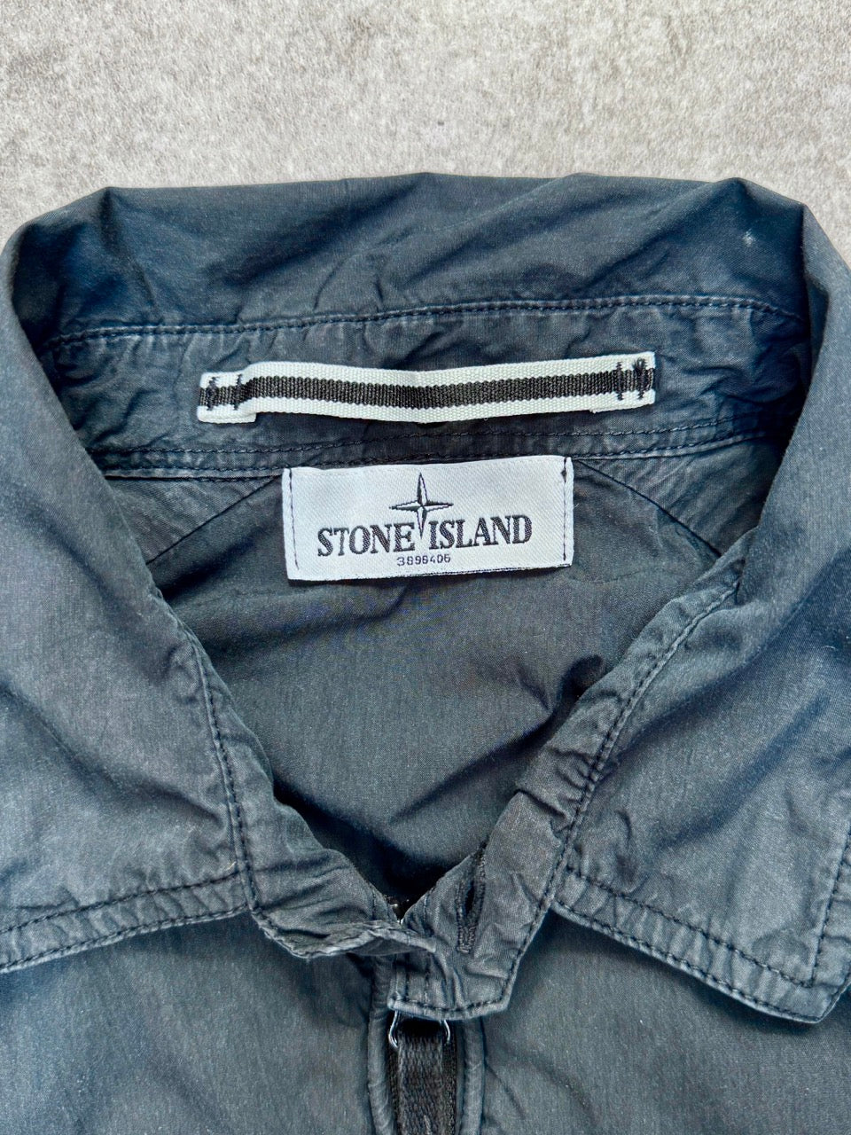 S/S 2013 Stone Island Navy Hooded Zip Lightweight Jacket