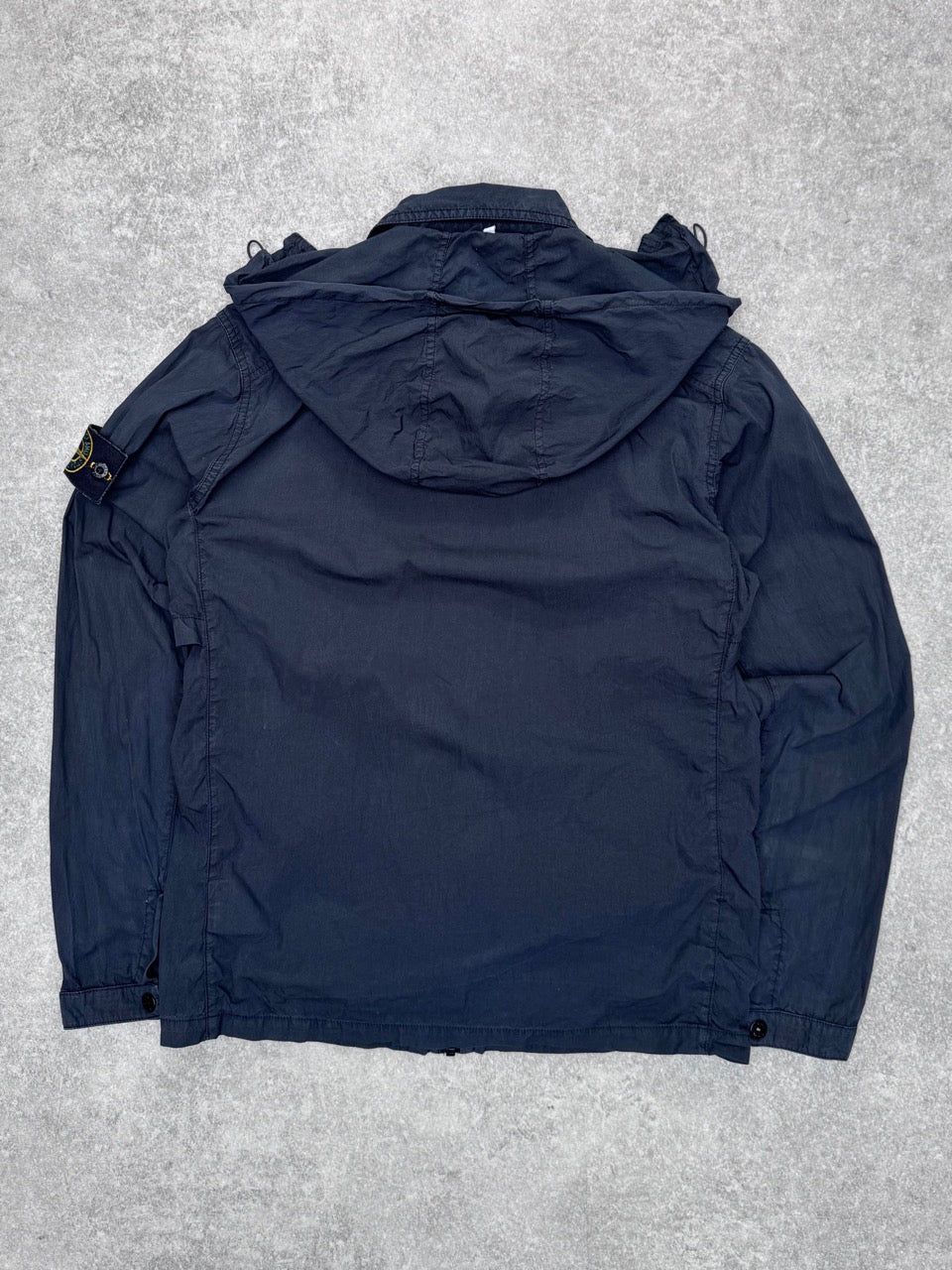 S/S 2013 Stone Island Navy Hooded Zip Lightweight Jacket