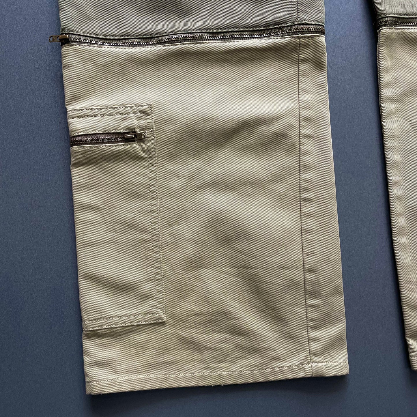 Dolce&Gabbana Khaki & Tan 00s Cargo 3/4 Zip Trousers | Medium, Multicoloured