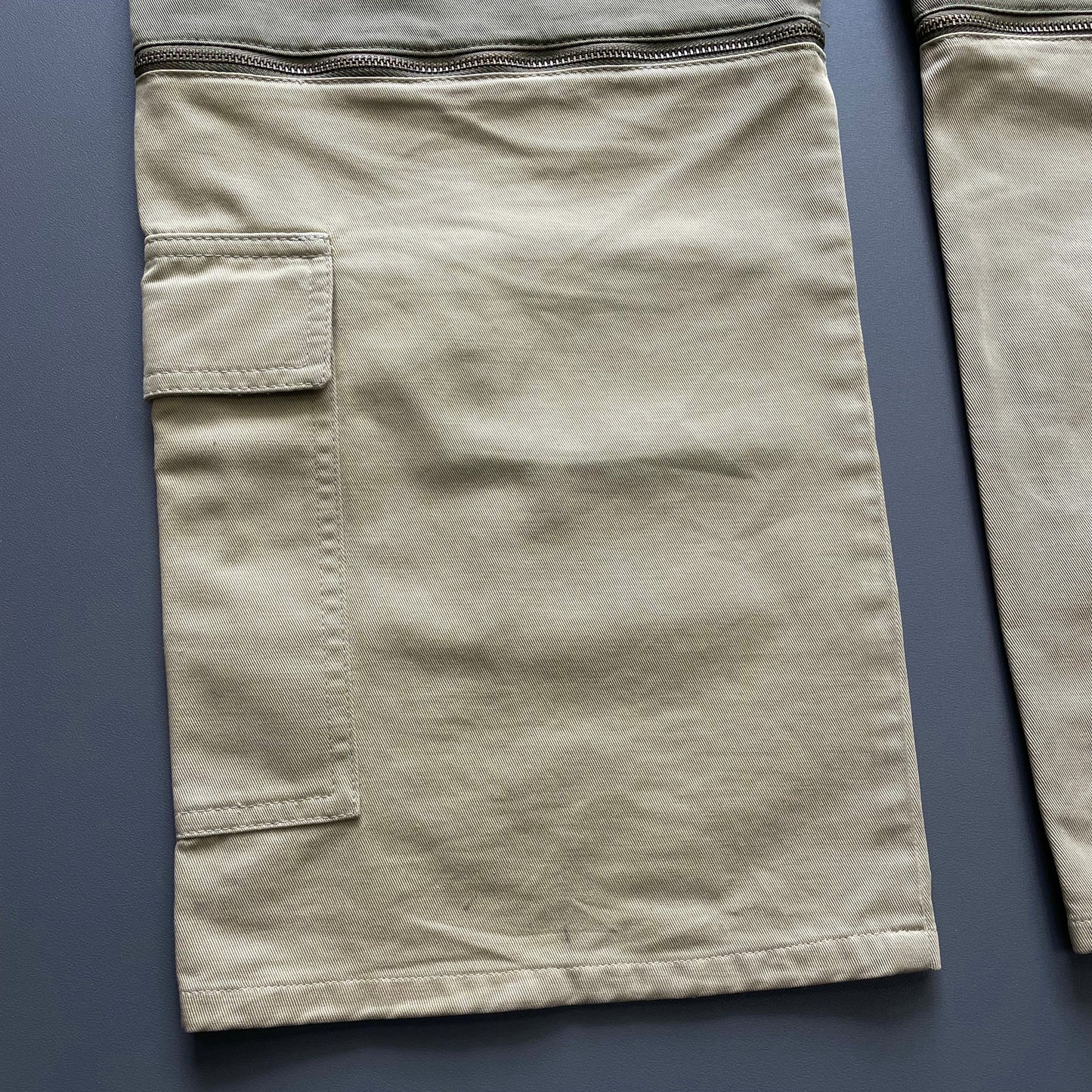 Dolce&Gabbana Khaki & Tan 00s Cargo 3/4 Zip Trousers | Medium, Multicoloured