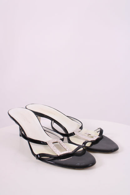 Dolce & Gabbana Vintage Logo Detail Heels Black 38 | O/S, Black