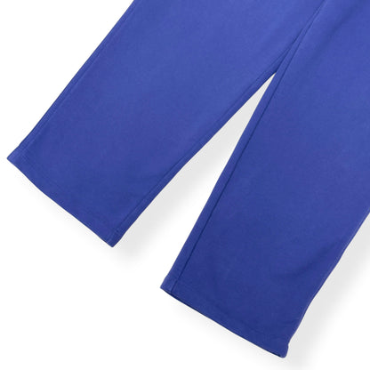 BALENCIAGA OVERSIZED POLITICAL LOGO SWEATPANTS BLUE XS | XS, Blue