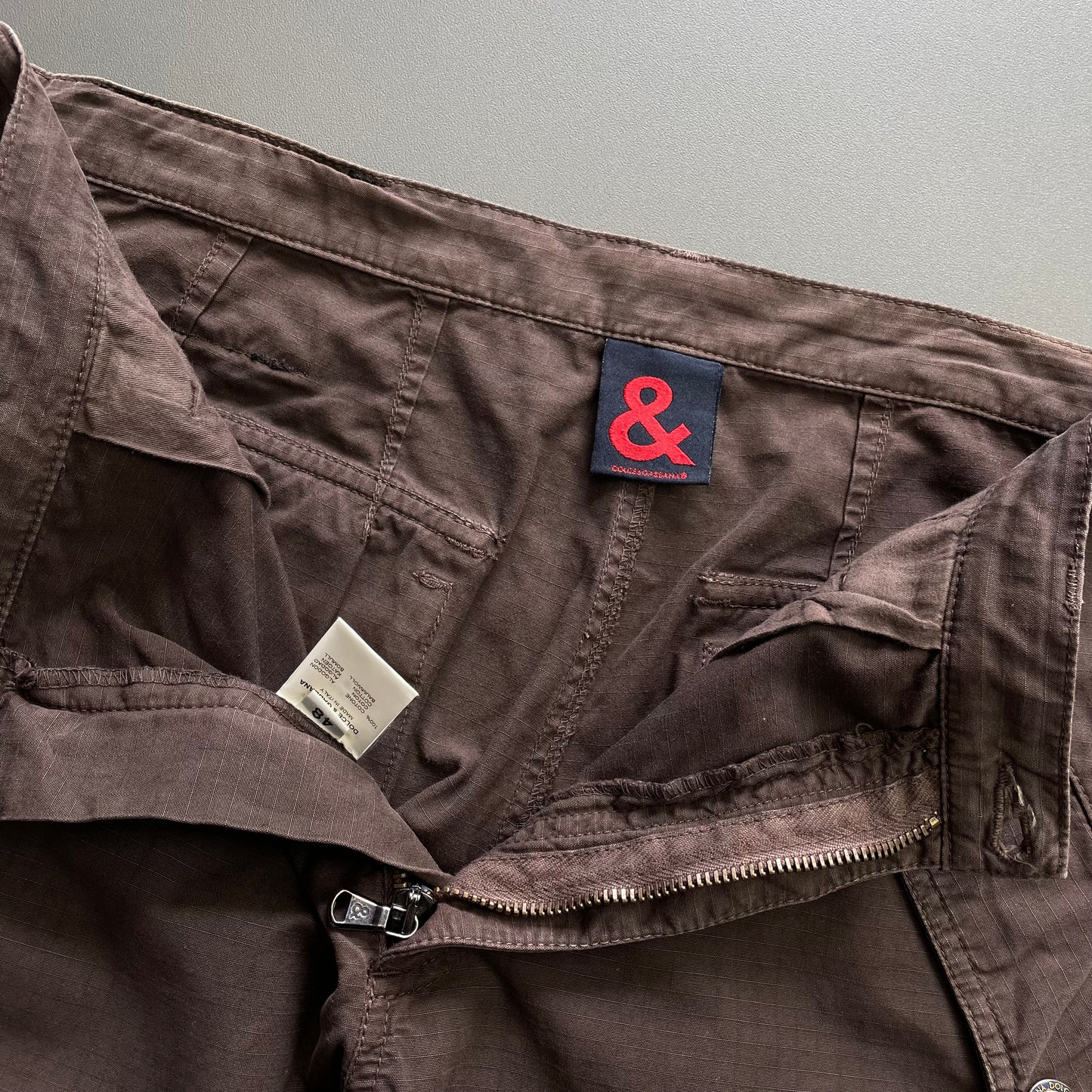 Dolce&Gabbana Brown 00s Cargo Trousers | Medium, Brown