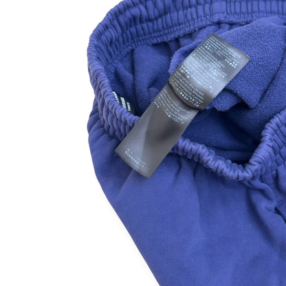 BALENCIAGA OVERSIZED POLITICAL LOGO SWEATPANTS BLUE XS | XS, Blue