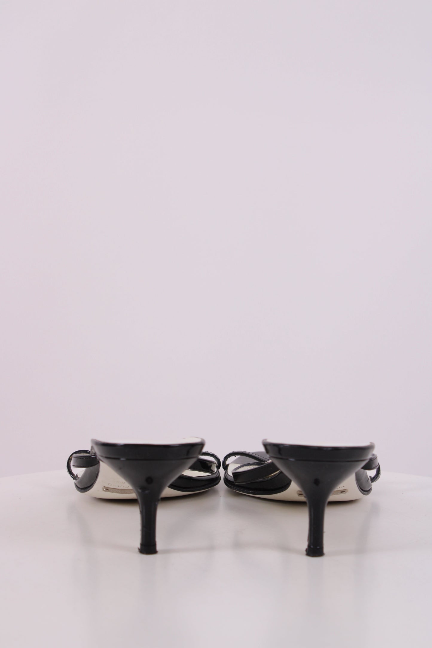 Dolce & Gabbana Vintage Logo Detail Heels Black 38 | O/S, Black
