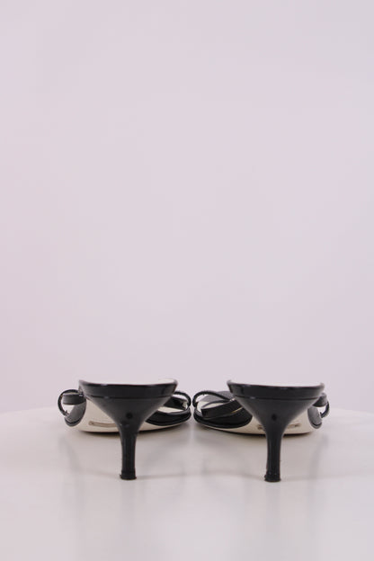 Dolce & Gabbana Vintage Logo Detail Heels Black 38 | O/S, Black