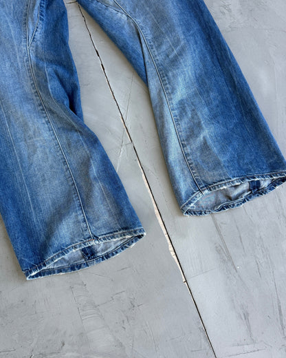 Levi’s Engineered Twisted Denim Jeans with Cinch Back Buckle