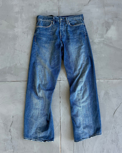 Levi’s Engineered Twisted Denim Jeans with Cinch Back Buckle | W30, Blue