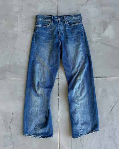 Levi’s Engineered Twisted Denim Jeans with Cinch Back Buckle