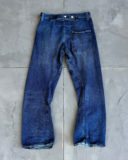 Levi’s Engineered Twisted Denim Jeans with Back Cinch Buckle - W30-34