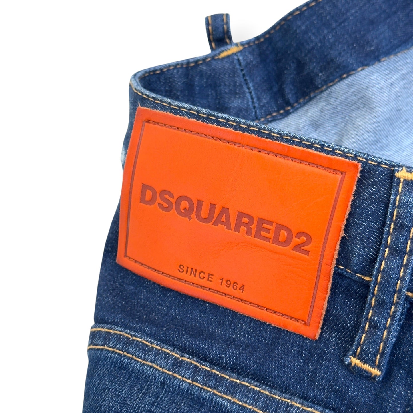 DSQUARED2 DISTRESSED COMBAT DENIM JEANS BLUE 48 / M | Medium, Blue