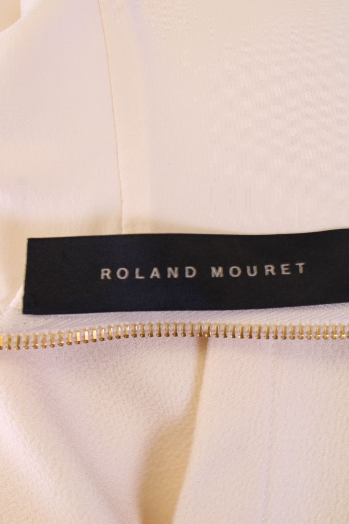 Roland Mouret S/S Top Cream 12 | Medium, Cream