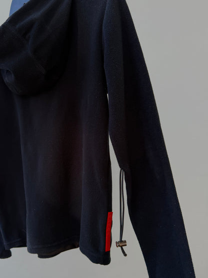 Prada Sport FW99 Drawstring Hoodie | O/S, Black