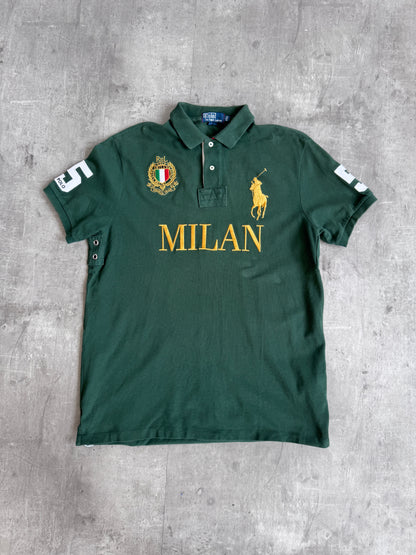 Polo Ralph Lauren Dark Green Milan Spellout Polo Shirt