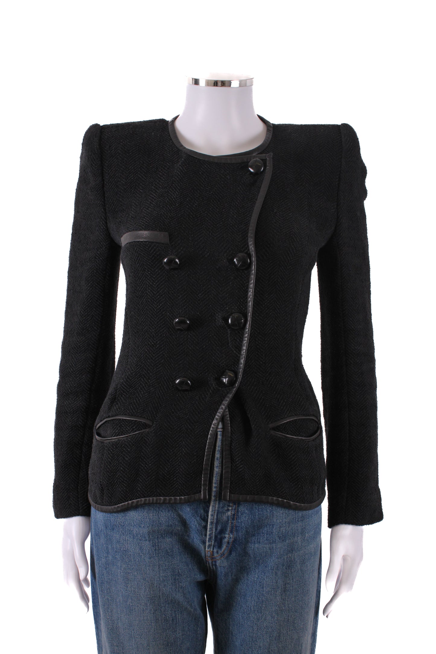 Isabel Marant Quilted Button Jacket Black 10 | O/S, Black