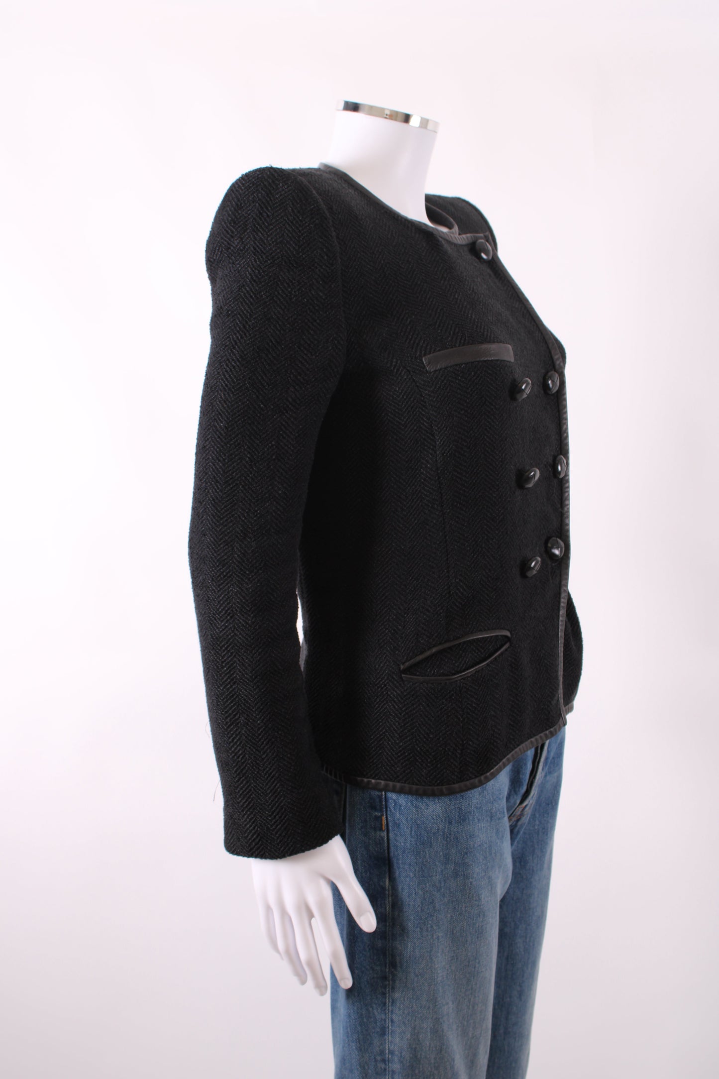 Isabel Marant Quilted Button Jacket Black 10 | O/S, Black