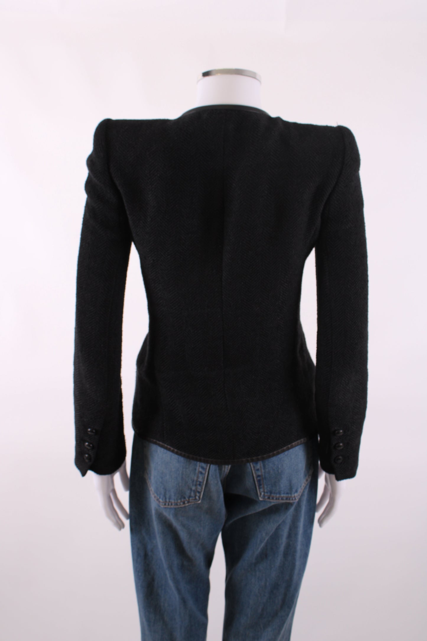 Isabel Marant Quilted Button Jacket Black 10 | O/S, Black