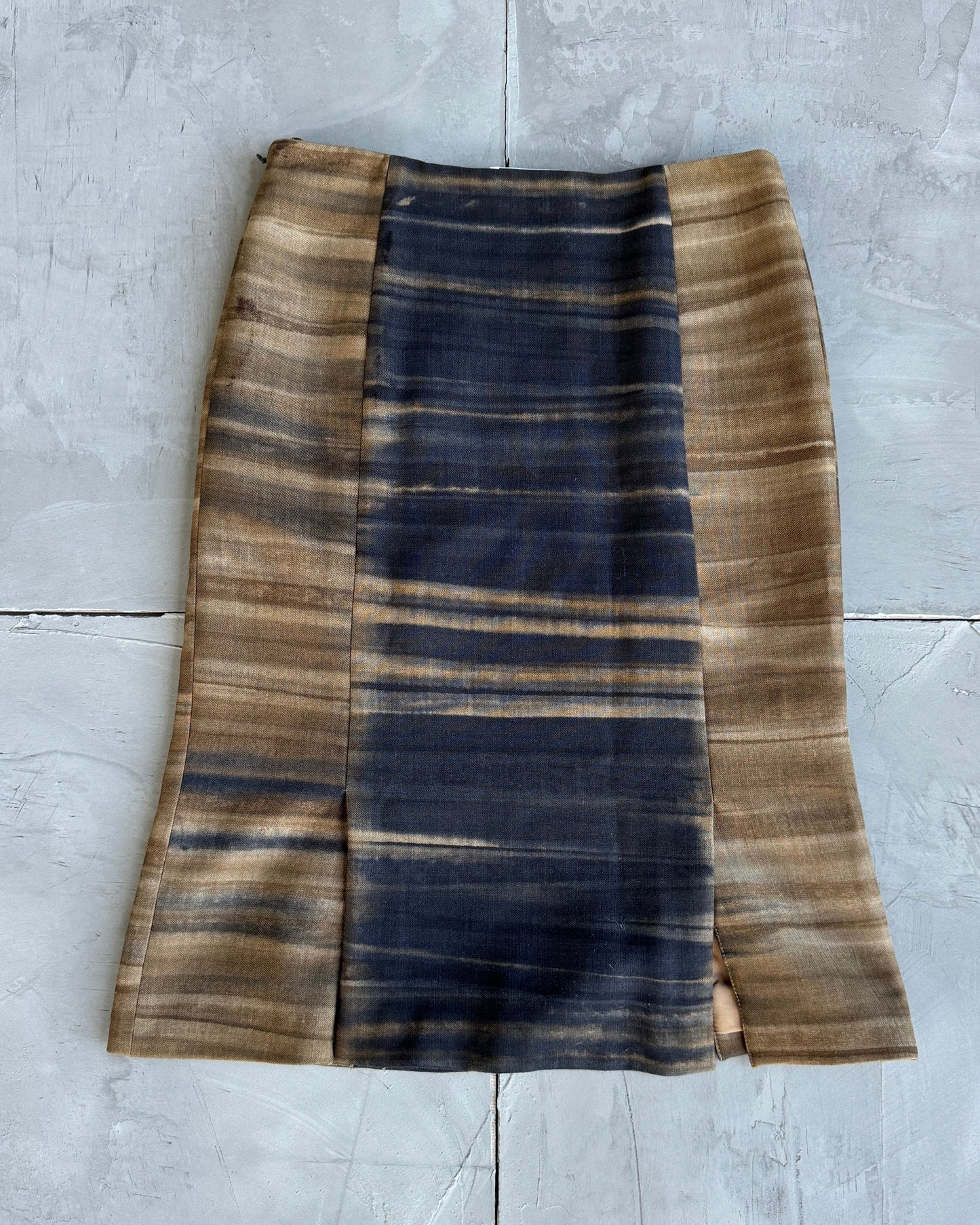 Prada Wool Brown Midi Skirt - S