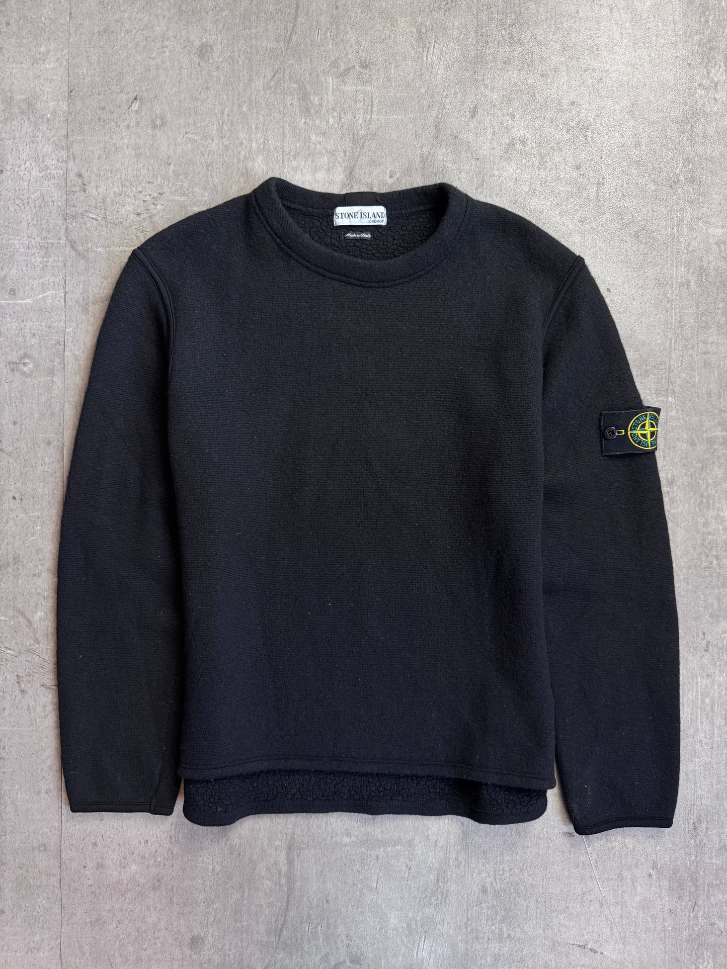 A/W 2002 Stone Island Black Fleece Lined Sweater