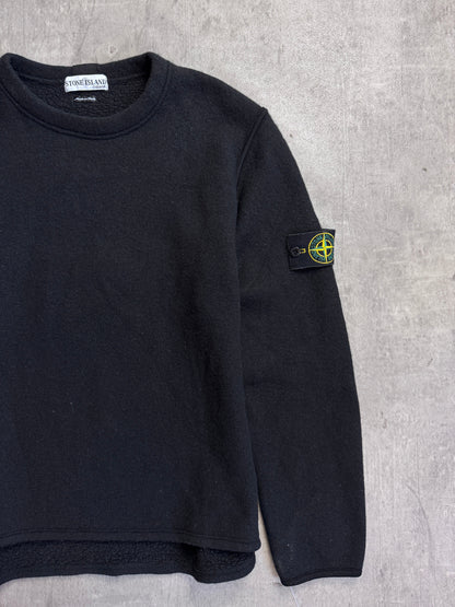 A/W 2002 Stone Island Black Fleece Lined Sweater